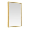 thumbnail image 4 of Bali Modern Rectangle Wall Mirror - 30" Gold, 4 of 6