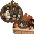 thumbnail image 2 of YardChic 4Pcs Wooden Fall Pumpkins Decorations for Home Office Indoor, 2D Cute Multi Layered Pumpkin Block Signs, Thanksgiving Table Decor, Harvest Tabletop Decoration, Halloween Home Display, 2 of 5