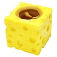 thumbnail image 1 of 3 juguetes sensoriales para apretar con forma de ratón, con forma de taza de queso y ratón, para aliviar el estrés, de colores aleatorios., 1 of 6