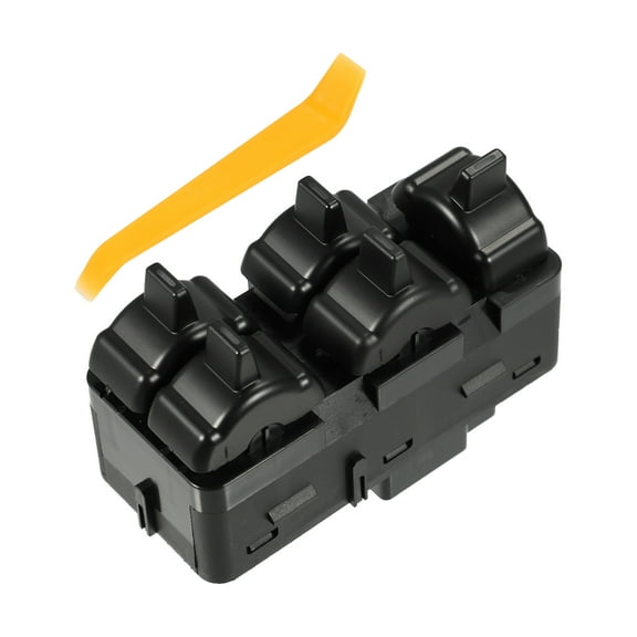 Unique Bargains 1 Set Left Driver Side Power Window Switch for Pontiac Grand Prix 3.8L 5.3L 2004-2008 10438813 Black