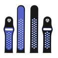 thumbnail image 4 of FIEWESEY 22mm Soft Silicone Sport Strap Compatible with Garmin Vivoactive 4 ,Garmin Darth Vader,First Avenger,Venu 2 Replacement Band for Garmin Samsung Watch Accessories Men Women(Blue), 4 of 5