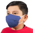 thumbnail image 1 of Cubrebocas Desechable Infantil Transpirables con 5 Capas de Proteccion Paquete de 5 piezas Azul Lutema M95C, 1 of 5