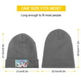 thumbnail image 2 of Super Kitties Winter Beanie Hats for Men Women, Warm Cozy Knitted Cuffed Skull Cap, 2 of 8