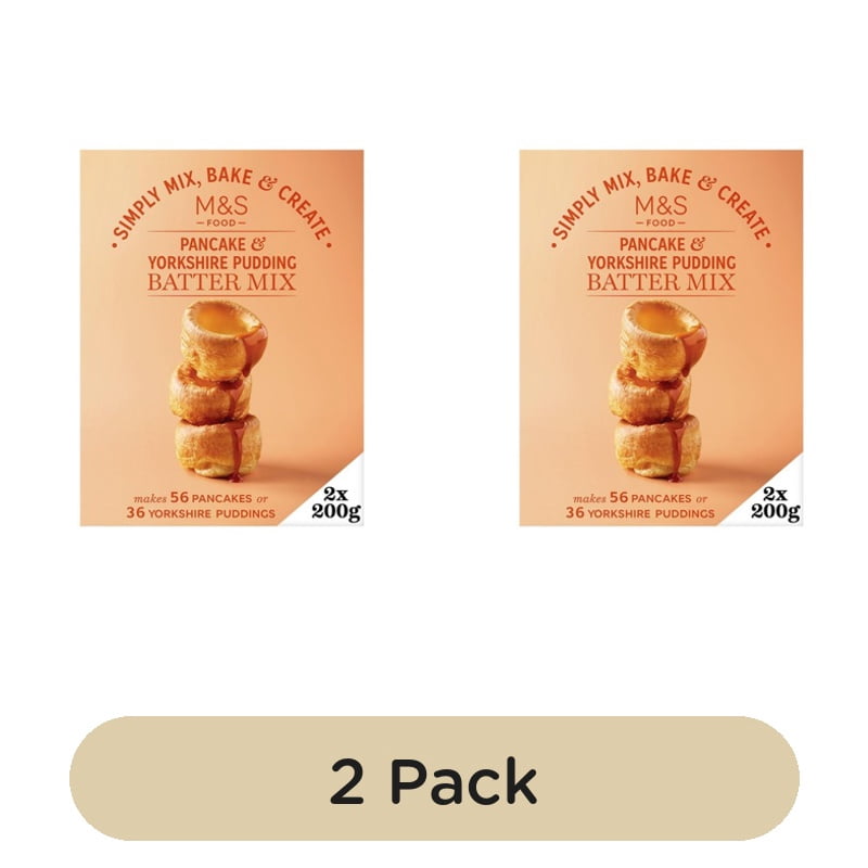 M&S Yorkshire & Pancake Batter Mix 2 x 200g, British Import (Pack of 2)