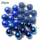 thumbnail image 2 of 24 piezas de joyería de bola de árbol de Navidad de plástico de 3 cm colgantes de fiesta en el hogar, 2 of 5