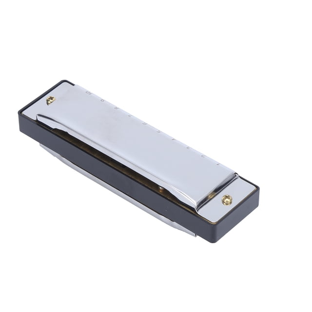 Harmonica, G Key Harmonica Smooth and Durable for Beginner for Professional Red,Gold,Silver