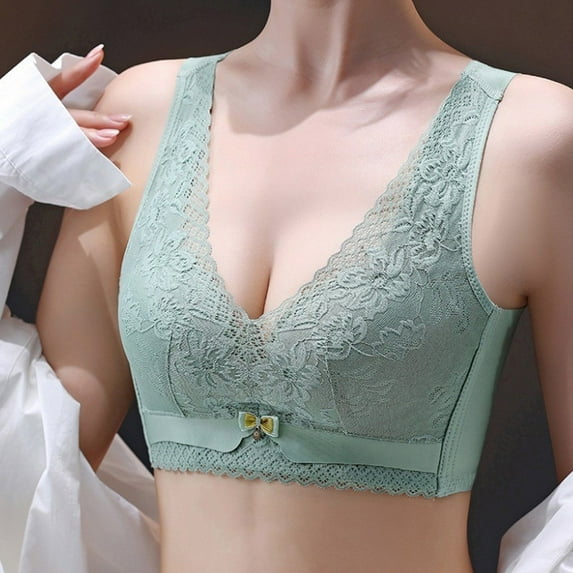 Wdgfv Wireless Comfort Seamless T-Shirt Bra for Women All Day Support Wirefree Soft Smooth Design