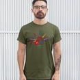 thumbnail image 3 of Tee Hunt Lady Liberty T-Shirt Patriotic New York Statue of Liberty July 4th Men's Tee, Military Green, 4X-Large, 3 of 5