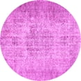 thumbnail image 1 of Ahgly Company Indoor Round Persian Pink Traditional Area Rugs, 6' Round, 1 of 4