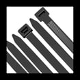 thumbnail image 1 of Paquete de 100 Bridas para Cables de Servicio Pesado de 12 Pulgadas, Bridas de PláStico Resistente de 7,6 mm con Resistencia una la TraccióN de 70 Kg, Resistente una los Rayos UV, 1 of 5