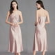 thumbnail image 4 of Camisones para mujer, vestidos de noche largos sin mangas, camisola de seda satinada, lencería, vestido deslizante, ropa de dormir Sexy, camisa para dormir para mujer, 4 of 4