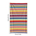 thumbnail image 2 of Microfiber Beach Towel - Super Absorbent, Thin, Compact & Portable Travel Towel for Pool, Beach, Picnic - Ideal for Adults, Men, Women & Kids - Lightweight & Quick-Drying, Multicolor Design, 2 of 6