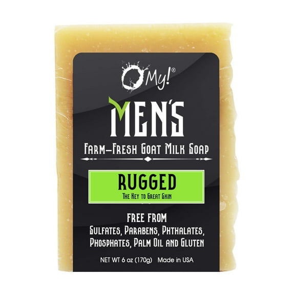 O My! Goat Milk Soap Bar 6oz | Made with Farm-Fresh Goat Milk | Free of Parabens  More | Handcrafted USA