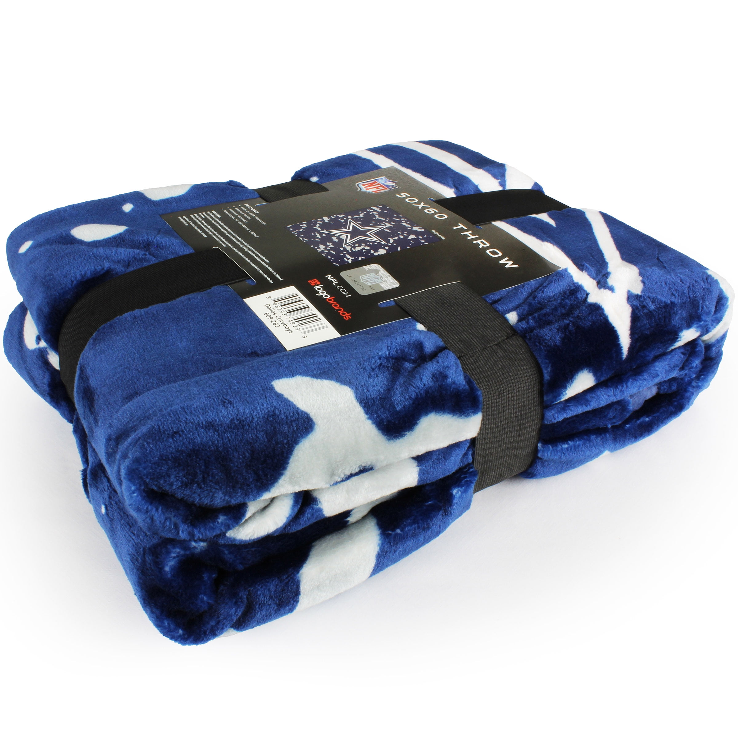 Cathay Sports Dallas Cowboys Blue/Silver 50-in x 60-in Throw in the Blankets  & Throws department at