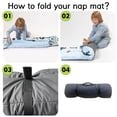 thumbnail image 5 of AOLOA Personalized Toddler Nap Mat - Custom Name Slumber Bag with Blue Farm Machinery Design, Soft and Cozy Sleeping Bag for Kids, Perfect for Daycare, Preschool, and Farm-Themed Naptime Adventures, 5 of 8