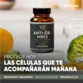 thumbnail image 4 of Anti-Ox-Nrf2 Suplemento Antioxidante Health Hack con Resveratrol Vitamina C Ácido Alfa Lipoico Quercetina y Extractos Vegetales 60 Cápsulas, 4 of 7