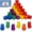 Multicolor Wooden Blocks, variant on Fugocen Wooden Building Blocks 6 Colors 108 Pack 1 Inch Stacking Cubes for Toddlers, Sensory & Montessori Toys for Boys & Girls