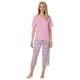thumbnail image 1 of Cotton Knit Paisley Pj Set, 1 of 3