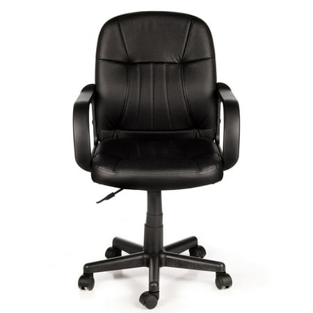 Comfort Products 60-5607M Mid-Back Leather Office Chair,