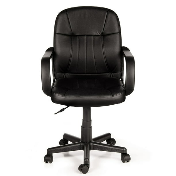 Comfort S 60 5607m Mid Back, Leather Chair Office Black