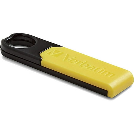 Verbatim Store 'n' Go Micro 8GB USB Flash Drive Plus, Yellow