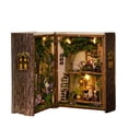 thumbnail image 5 of Dollhouse Miniature DIY House Kit Creative Room with Furniture,Opened and Closed Mini Cube Wooden Doll House Book Nook Creative Room for Romantic Valentine's Gift, 5 of 5