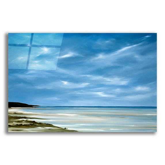 Epic Art 'Outgoing Tide' by Rick Fleury, Acrylic Glass Wall Art, 16"x12"