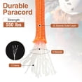 thumbnail image 3 of Uxcell Paracord Parachutes Cord Spool Survival Strong Rope Strings for Outdoor Use Orange 98 Feet, 3 of 7