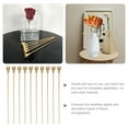 thumbnail image 3 of unbranded 10Ud De Florero Dorados Para Artificiales PVC Resistente Para Floral, 3 of 8