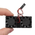 thumbnail image 2 of Ventilador Ventilador dual con disipador de calor para Raspberry Pi 3 Modelo B+ Accesorios de computadora, 2 of 6