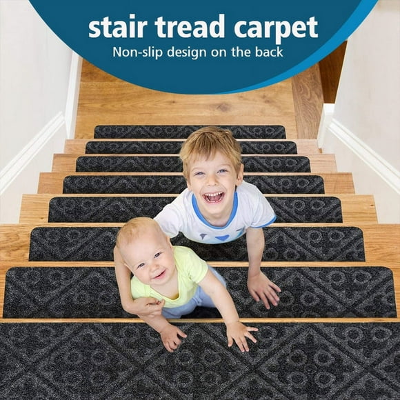 SICED Non-slip Carpet Stair Treads, Anti Moving Grip And Beauty Rug Tread Safety