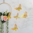thumbnail image 4 of De Pegatinas De Pared De Mariposa 3D, Decoración De Mariposa Hueca, Manualidades Decorativas Artesanales Para Dormitorio Y Decoración Para Sala De Estar 12 Unidades/Juego Minnieouse HA042602-04, 4 of 5
