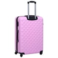 thumbnail image 3 of vidaXL Ensemble de Valises Rigides à Roulettes 3 Pcs Rose ABS, 3 of 5