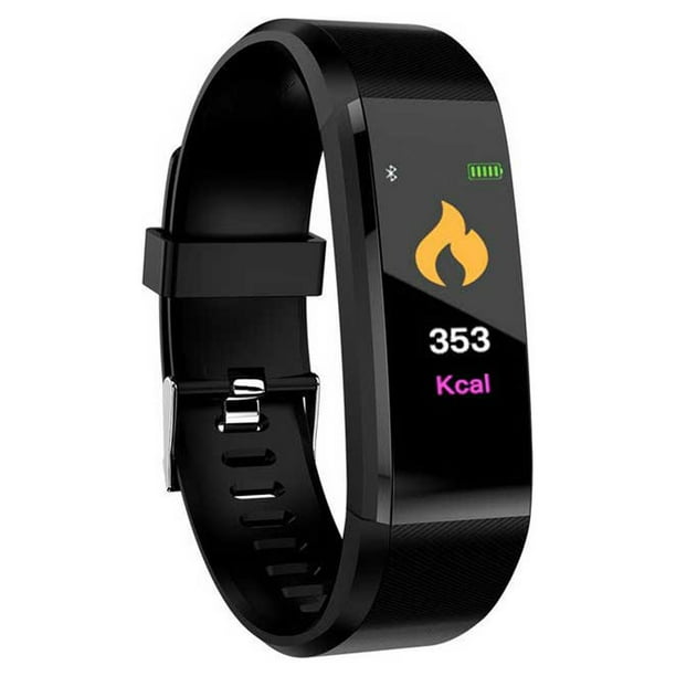 Methold inteligente Deportes Control táctil Fitness Correr Rastreador cardíaco de sueño Banda Reloj despertador para exteriores Teléfono y Comunicación Negro