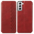 thumbnail image 3 of Case for Samsung Galaxy S21 Flip Cover Wallet Flip Cover Magnetic Protective - Red, 3 of 5