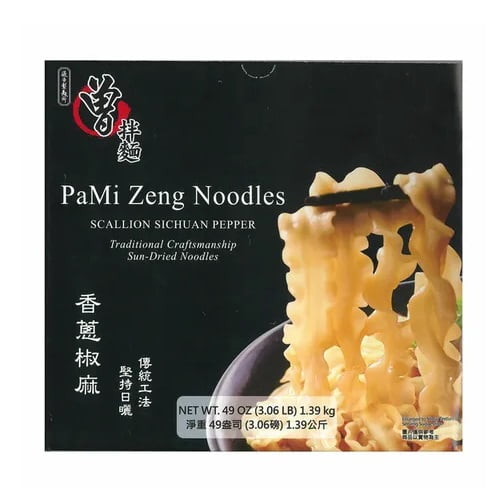 PaMi Zeng Noodles, Scallion Sichuan Pepper, 4.09 Ounce (Pack of 12)