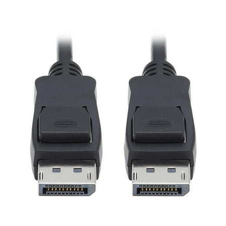UPC: 0037332255129 | Tripp Lite DisplayPort 1.4 Cable with Latching Connectors 8K M/M Black 6 ft.