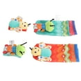 thumbnail image 1 of Baby Wrist Rattles Socks Set, Infant Hand Feet Rattle Soft Cute Animal Wrist Rattle Socks For 0 To 1 Years Old Infant, 1 of 8