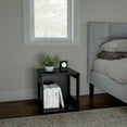 thumbnail image 6 of Lavish Home Modern Stackable Modular Cube End Table with Open Sides (Black), 6 of 8