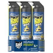 Raid Max Ant and Roach Killer Spray, 3ct, 14.5 oz.