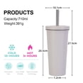 thumbnail image 2 of Taza Termo de 710ml con Tapa y Pajita, 2 of 5