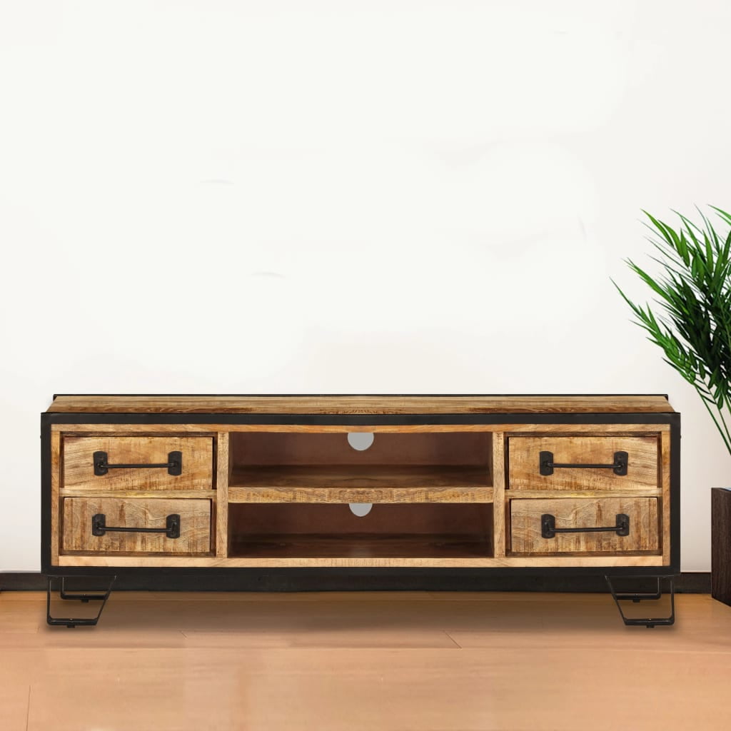 Kepooman TV Cabinet with Drawers for Living Room, Brown Kepooman TV Cabinet with Drawers for Living Room, Brown