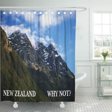 Yusdecor Flight New Zealand Why Conchords Hbo Funny Mountains Bathroom Decor Bath Shower Curtain 60x72 Inch Walmart Canada