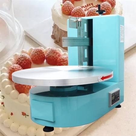 4-16IN Cake Cream Spreading Coating Smearing Machine Green Electric Automatic 110V