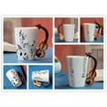 thumbnail image 4 of novelty Violin handle ceramic cup free spectrum coffee milk tea cup personality mug unique musical instrument gift cup, 4 of 9
