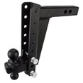 thumbnail image 1 of Bulletproof Hitches Trailer Hitch Ball Mount HD2010 For 2 Inch Receiver; Lockable Lock Sold Separate; 22 000 Pound Gross Trailer Weight; Adjustable 10 Inch Drop/10 Inch Rise; Non Swivel, 1 of 5