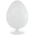 thumbnail image 4 of Aron Living Pod Chairs 53" Fiberglass and Wool Easter Egg Chair in Gray/White, 4 of 5