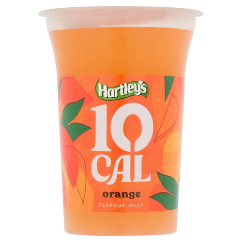 Hartley's 10 Cal Orange Jelly Pot 175g, British Import (Pack of 2)