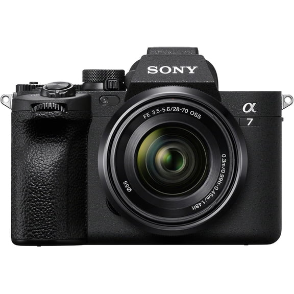Restored Sony Alpha a7 IV 33MP Full-Frame Mirrorless Camera with FE 28–70mm OSS Lens, Black, International Model