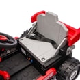thumbnail image 7 of Xuanlur 12V Electric Car for Kids, Toddler Ride on Toys with Parent Remote Control, 2WD, LED, Battery Powered Electric Car for Kids with Bluetooth,3 Point Safety Belt (White), 7 of 7